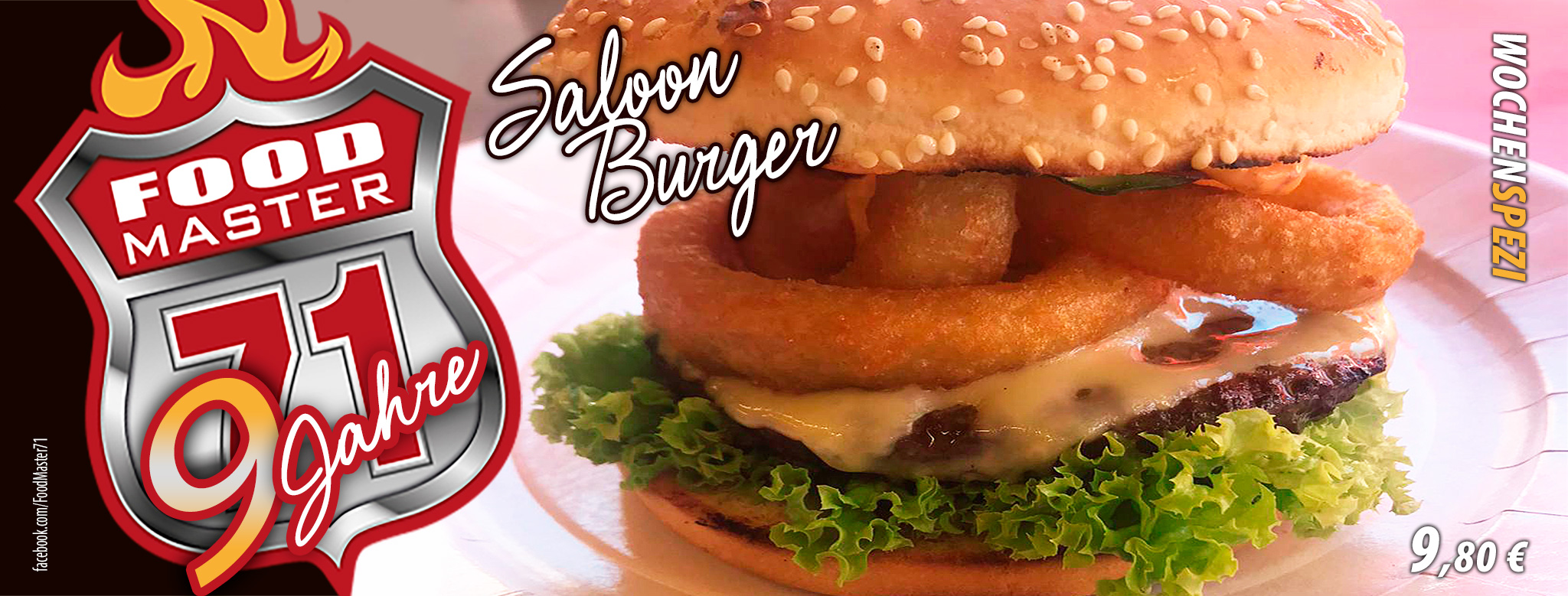 FM71 9J Saloon Burger